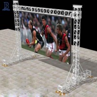 供应可定制质优铝合金龙门架 灯光音响吊架 led屏显示吊架